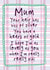 Cheeky Mother's Day/Birthday Card - Poem - Lovely As You When I'm Really Old! created by Bow & Bell