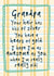 Cheeky Birthday/Father's Day Card - For Grandpa - Poem created by Bow & Bell