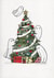 Cute Christmas Card - Ghosts - Christmas Tree created by Katherine Blower
