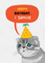 Fun Birthday Card - Cat - Happy Birthday...I Suppose created by Pencilface
