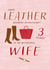 Cute Anniversary Card - 3 Years - Leather Anniversary created by Juniper and Rose Studio