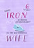 Cute 6th Anniversary Card - For Wife - Iron Anniversary created by Juniper and Rose Studio