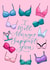 Fun Thinking Of You/Love & Friendship Card - I Will Always Support You - Bra created by The Amyverse