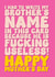 Funny Mother’s Day Card - For Mum - My Brother is Fucking Useless created by Blind Faith
