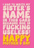 Funny Mother’s Day Card - For Mum - My Sister is Fucking Useless created by Blind Faith