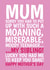 Funny Mother's Day Card - Moody Teenager created by @Cupsie's Creations