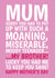 Funny Mother's Day Card - Sorry For My Brother created by @Cupsie's Creations