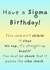 Funny Birthday Card – Gen Alpha Slang created by Meelsy Designs