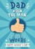 Funny Father's Day Card - For Dad - Thumbs Up Emoji created by Dalia Clark Design