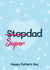 Cute Father's Day Card - Super Step Dad created by Bev O'Connor || @oconnordesign