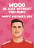 Funny Mother's Day Card - Chris Wood - Nottingham Forest created by Giddy Kipper