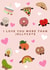 I love you more than jellycats! Cute anniversary love card created by What do you meme?