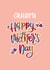 Colourful Mother's Day card for Grandma created by AfroTouch Design