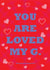 Lovely reminder Card - Cute/Love/Friendship - You Are Loved created by SAOB
