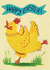Cute Easter Card - Leaping Chicken created by Stiffnees