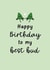 Best Bud Birthday Card - Best Friend Birthday Card created by Perry-Cuff Designs