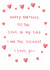 Heartfelt Birthday Card - Love Of My Life - I Am The Luckiest created by HCD Illustration