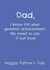 Funny Father's Day Card - Greatest Achievement - No Need To Say It Out Loud created by @Laura Lonsdale Designs
