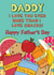 Cute Father's Day Card - For Daddy - Snacks created by @Laura Lonsdale Designs