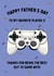 Cute Father's Day Card - Player Two - Gaming created by @Laura Lonsdale Designs