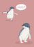 Cute Love & Friendship Card - Penguins - Hug? created by Tilly Scribbles