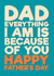 Heartfelt Father’s Day Card - For Dad - Happy Father’s Day created by Blind Faith