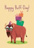 Cute Birthday Card - Buffalo - Pun created by Hannah Jayne Lewin