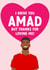 Funny Mother's Day Card - Amad Diallo - Pun created by The Cake Thief