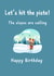 Ski Themed Birthday Card – "Let’s Hit the Piste!" for the ski lover in your life created by Sofa2Summit