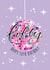 Pretty Birthday Card - 50th - Disco Ball created by The Amyverse