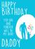 Happy birthday daddy - You're my hero created by Ian Powell