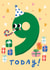 Cute 9th Birthday Card - Presents - 9 Today! created by @AimeeStevens.Design