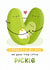 Cute New Baby Card - Tiny Pickle - Heart created by Joanne Hawker