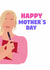 Movie themed Mother’s Day card created by the.printclub