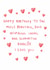 Heartfelt Birthday Card - For Fiancée - I Love You created by HCD Illustration
