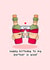 Cute Birthday Card - Wine - Partner In Wine created by Rosalie Perl
