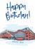 Fun Birthday Card - Rangers FC - Ibrox created by Moo & Snip