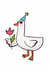 Cute Birthday Card - Party Goose created by Maria Myrkina