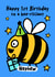 Cute Birthday Card - 1st - For Nephew - Bumble Bee created by Macie Dot Doodles