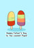 Cute Father's Day Card - Coolest Pops - Pun created by Rosalie Perl