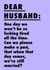 Funny Anniversary Card - For Husband - Pact created by Phaedra Peer