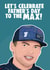 Punny Father's Day Card - Max Verstappen - Celebrate To The Max! created by Pink + Pip