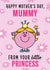 Title: Cute Mother's Day Card -  Little Miss Princess - For Mummy created by Mr. Men