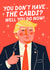 Funny Birthday Card - Donald Trump - You Don't Have The Cards created by Mrs Best Paper Co.