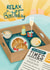 Classic Birthday Card - Breakfast In Bed - Relax It's Your Birthday created by Aniet Illustration
