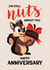 Cute Anniversary Card - Nuts About You - Squirrel created by Folio | Ian Owen