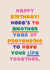 Funny Birthday Card - Another Year of Pretending to Have Your Life Together created by Folio | Ian Owen
