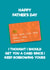 Funny Father's Day Card - Bank Of Dad - Card created by Blind Faith