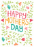 Pretty Mother's Day Card - Flowers - Botanical created by by Rachel Manzano