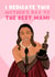 Cute Mother's Day Card - Zoe Saldana - I Dedicate This To The Best Mami created by Pink Peach Cards